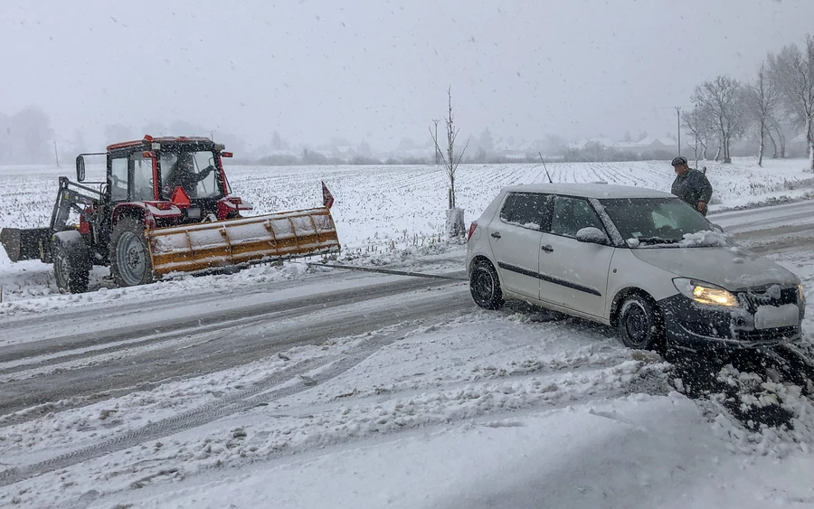 Hóhelyzet – Képriport a Csallóközből