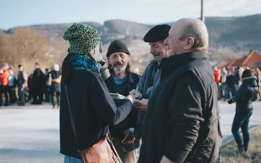 A megmozduláson nagyjából 500 tüntető vett részt