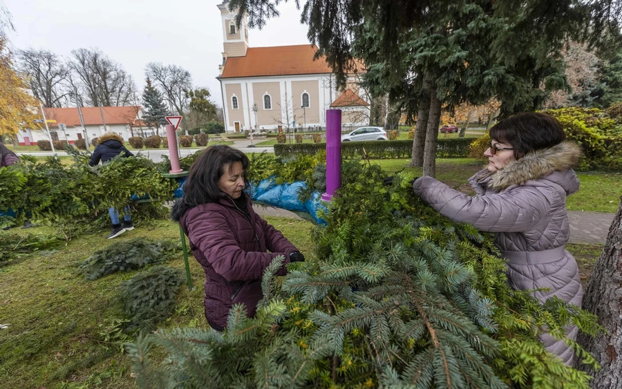 Tallós - adventi koszorú 4