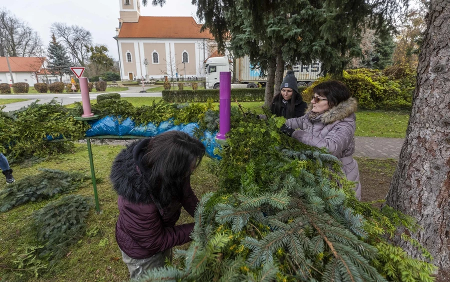 Tallós - adventi koszorú 2