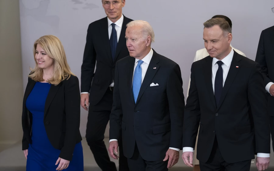 Čaputová Bidennel és a B9 államfőivel találkozott Varsóban (KÉPGALÉRIA)