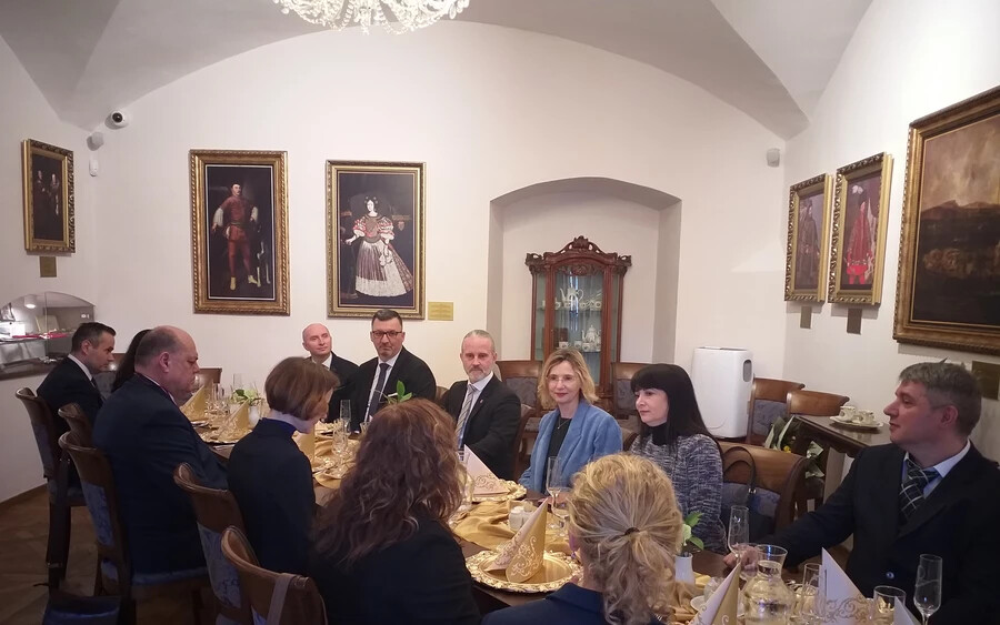 Olaszország szlovákiai nagykövete az Esterházy-kastélyban