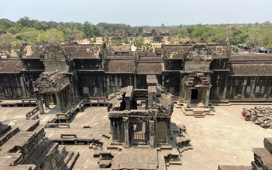 Az üres Angkor Kambodzsában