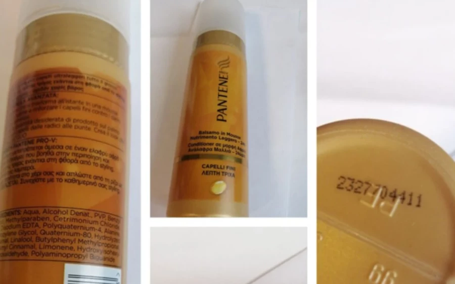 Veszélyes kozmetikumnak számít a Pantene márka Balsamo In Mousse Capelli Fini elnevezésű hajbalzsamja,