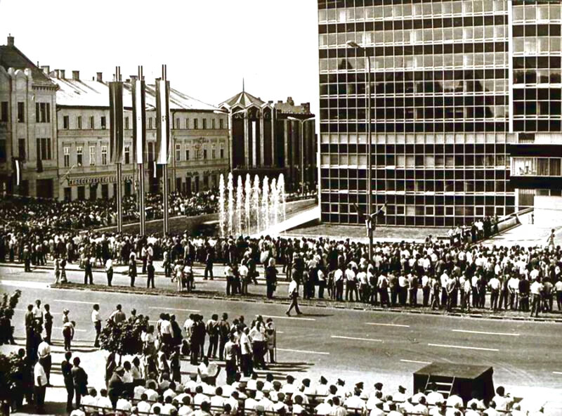 Az átadóünnepséget 1971. augusztus 19-én tartották. (Kép: megyei könyvtár)