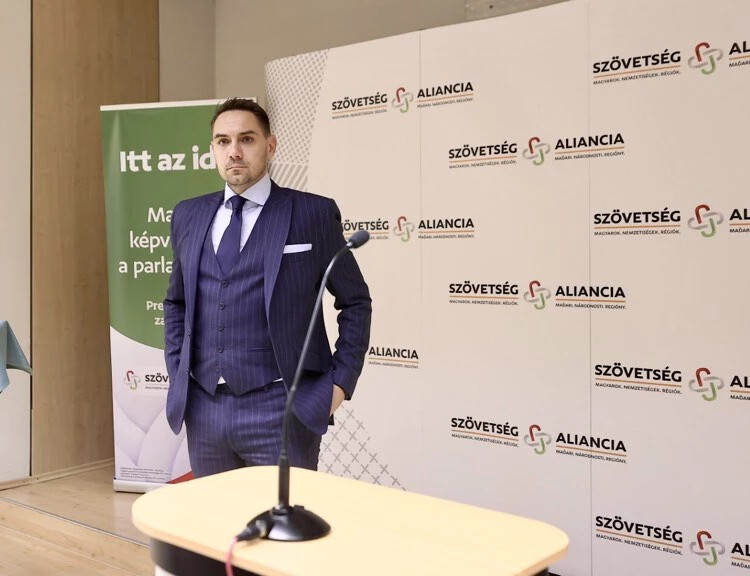 A Szövetség eredményvárójára Gyimesi György, a párt választásra állított listájának 149. jelöltje is megérkezett