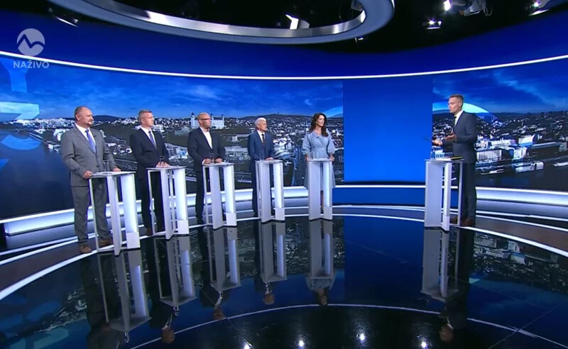 Forró Krisztián az elnökségi döntés ellenére más magyar politikusokkal vitázott (Képernyőfelvétel)