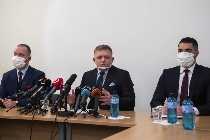 Marek Para, Robert Fico és Pavol Gašpar