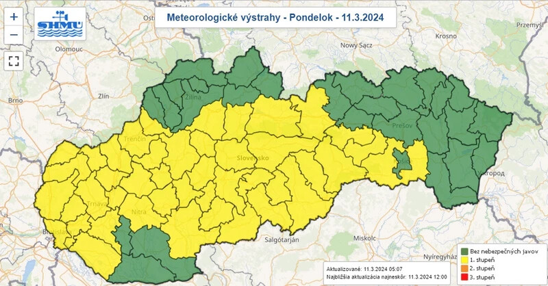 Sűrű esőzés miatt adtak ki riasztást ezekre a járásokra!