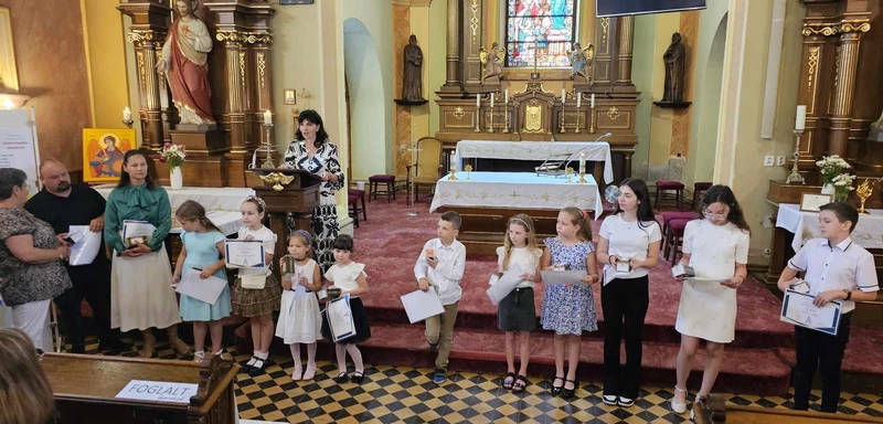 Minden kategóriában díjazták az első három helyezettet (Forrás: Ábrahám Margit)