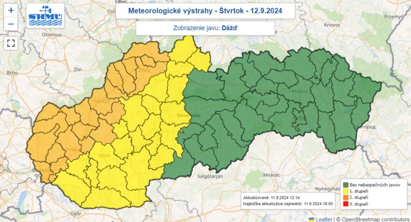 Jön az özönvíz – másodfokú készültség lép életbe! (TÉRKÉP)