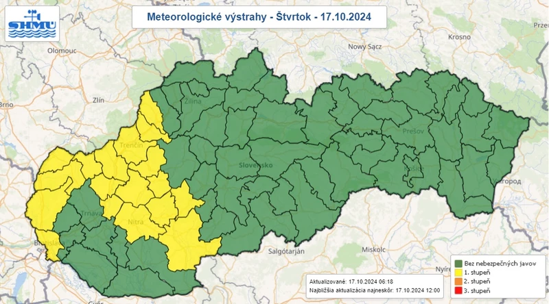 Viharos szél miatt adtak ki riasztást ezekre a járásokra! (TÉRKÉP)