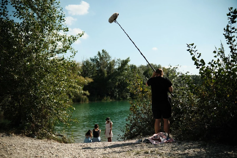 Az Apám lánya című kreatív dokumentumfilm utómunkálatai közben (Laczkó Sándor felvétele)