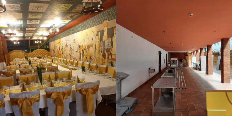A Beatrix étterem régi és új arculata - kép forrása: Nagymegyeriek Fóruma közösségi oldal