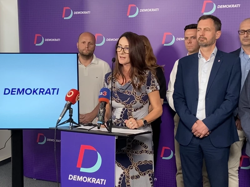 Andrea Letanovská a Demokraták alelnöke (A szerző felvétele)