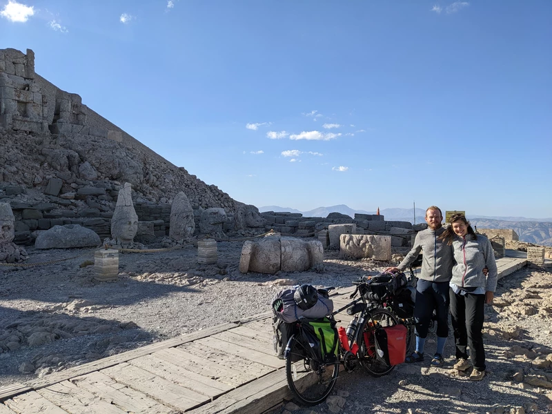 A Nemrut-hegynél, Törökország keleti részén található Adıyaman közelében