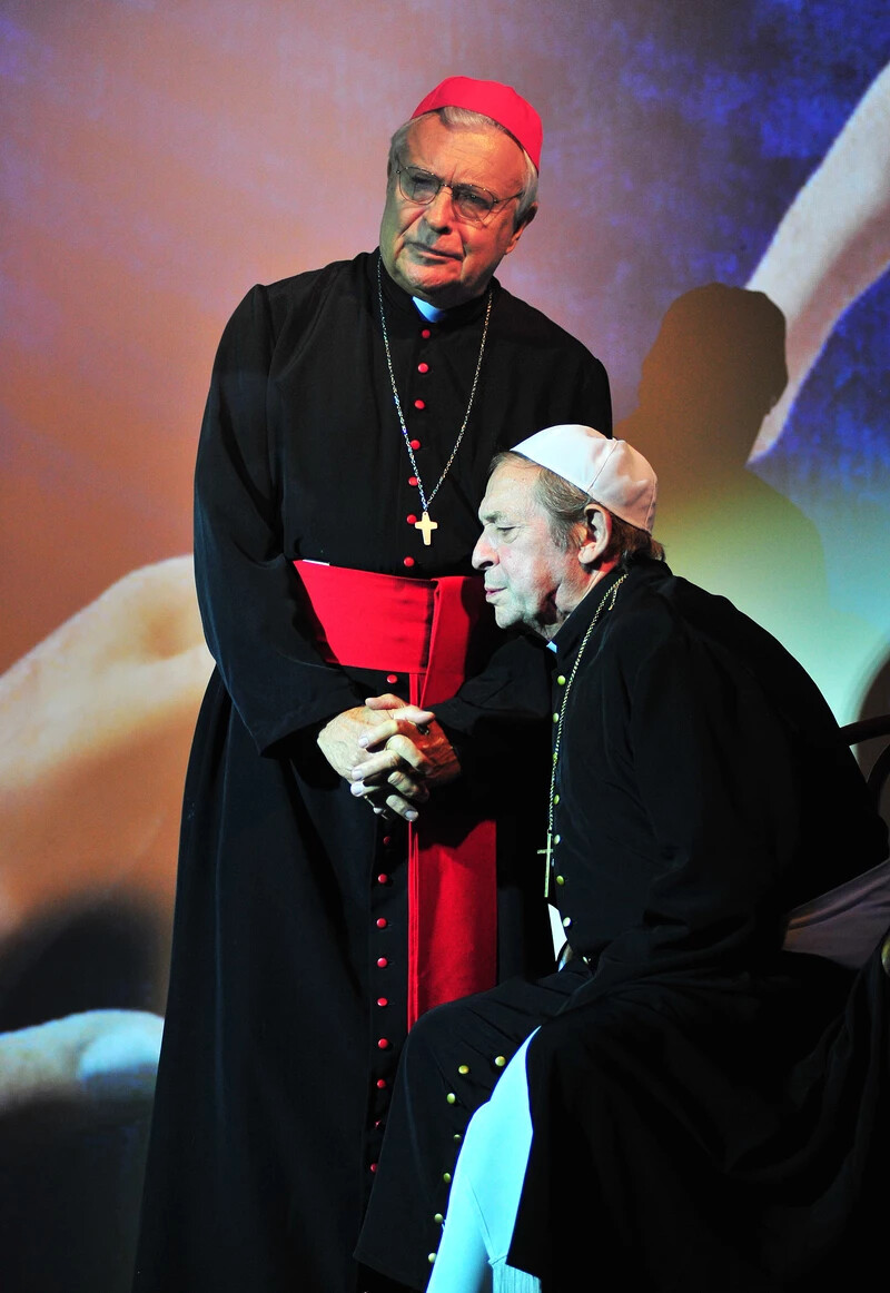 A két pápában Lukács Sándorral.