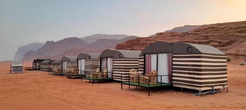 Wadi Rum sátrak