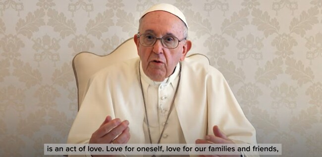 Videó: A pápa szerint az oltakozás egy „szeretetteljes cselekedet”
