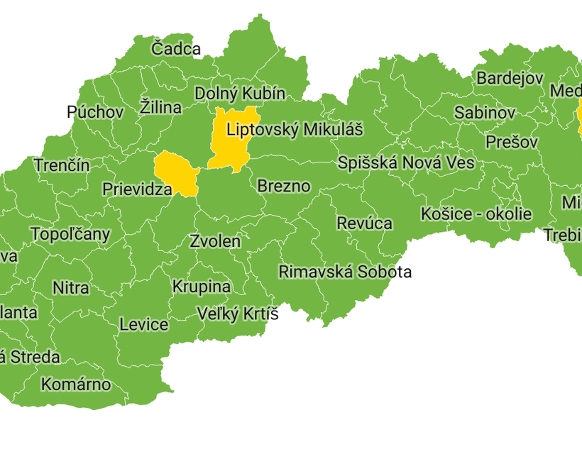 Harom Jarast Kiveve Egesz Szlovakia Zoldbe Borul A Jovo Hettol Uj Szo A Szlovakiai Magyar Napilap Es Hirportal