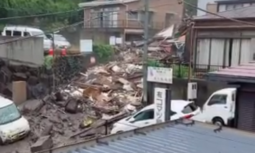 Japán földcsuszamlás