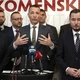 A PS szerint Róbert Zsembera, az oktatási tárca államtitkára (jobbra) a Comenius Egyetem alkalmazásában áll, ami szerintük az összeférhetetlenség határát súrolja, ráadásul olyan pénzeket tesz zsebre az egyetemen, amely további kérdéseket vet 