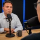 Gubík László, a Magyar Szövetség elnöke az Új Szó stúdiójában. A kérdező Molnár Norbert
